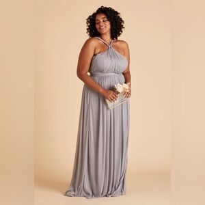 NWT Birdy Grey Kiko Dress in Mesh Silver